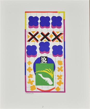 Henri Matisse PESCI CINESI litografia su carta (d'apres), cm 43x33,5; es....