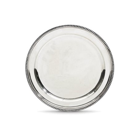 Piatto in argento, Italia XX secolo