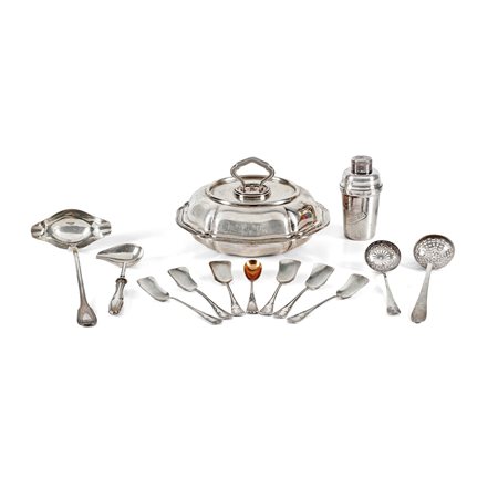 Lotto di tredici argenti, Italia XX secolo