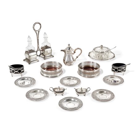 Lotto di quindici argenti, Italia XX secolo