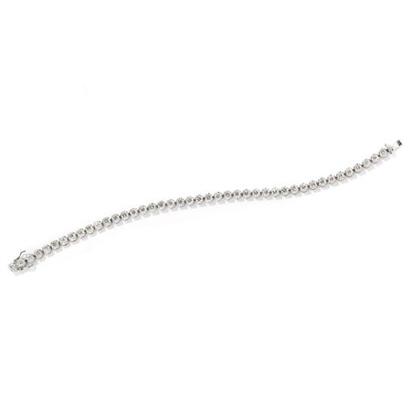 Bracciale tennis con diamanti