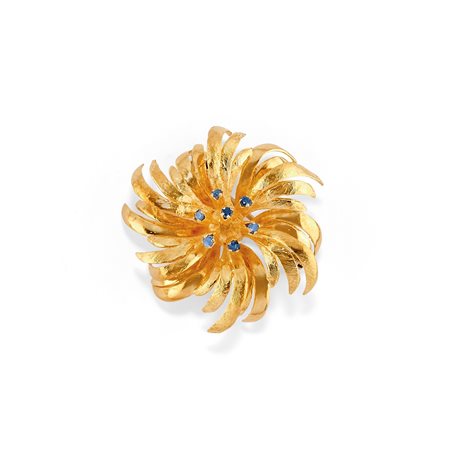 Spilla con zaffiri