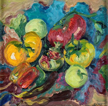 Carlo Levi - Natura morta - Certificato di autenticità rilasciato dalla...