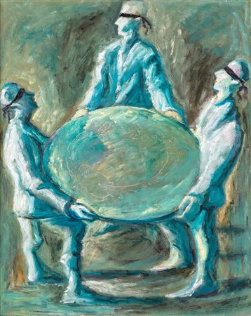 ROBERTO BARNI - Senza Titolo - Al verso reca firma, data e titolo. Dedicato...