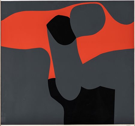 Alberto Burri - Serigrafia 16 - Firma e numerazione sul fronte in basso...