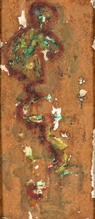 Franco Angeli - Senza titolo - Firma al retro "Angeli" con dedica autografa...