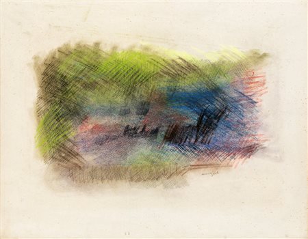 Filippo Marignoli - Senza titolo - Firma sul fronte in basso a destra -...