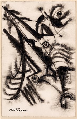 Umberto Mastroianni - Senza titolo - Firma sul fronte in basso "Mastroianni"....