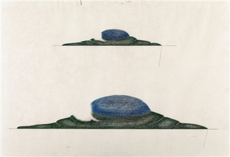 Filippo Marignoli - Senza Titolo - Firma e data in basso a destra, al verso...