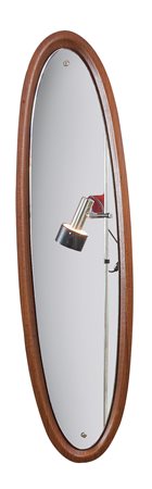 SPECCHIO - Specchio con cornice in compensato curvato a stampo. 1950 circa. H...