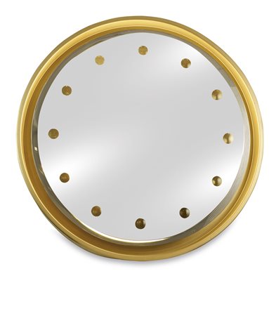 SPECCHIO - Specchio retroilluminato con molature trasparenti. Cornice in...