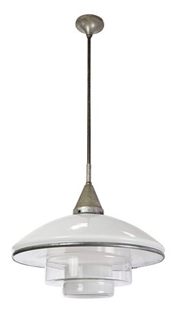 MULLER OTTO - Sistrah mod. P4.5, Lampada a sospensione. Metallo nichelato con...