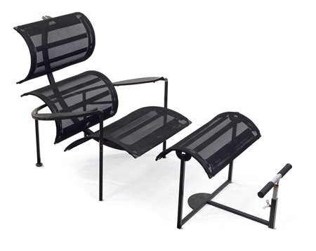 FORCOLINI CARLO - Signorina Chan, Poltrona in acciaio verniciato....