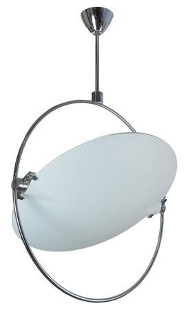 METIS – Nobona, Lampada a sospensione. Metallo cromato con diffusori in vetro...