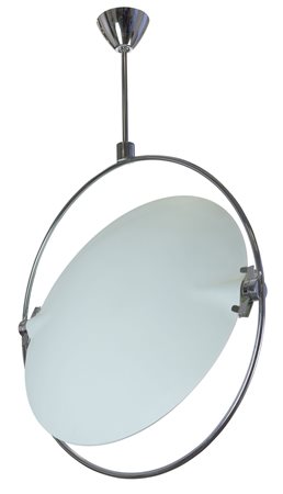 METIS – Nobona, Lampada a sospensione. Metallo cromato con diffusori in vetro...