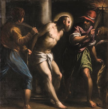 Jacopo Negretti detto Palma il Giovane Venezia 1544 – 1628 FLAGELLAZIONE olio...