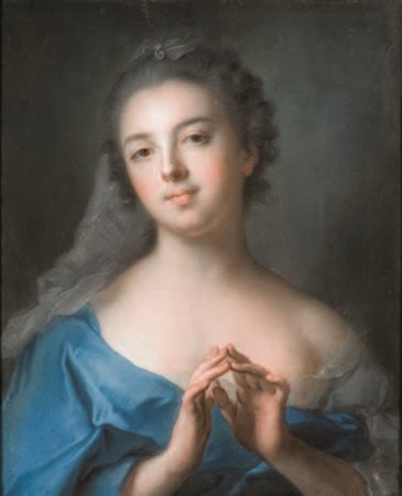 Rosalba Carriera Venezia 1673 – 1757 RITRATTO FEMMINILE pastelli su carta, cm...