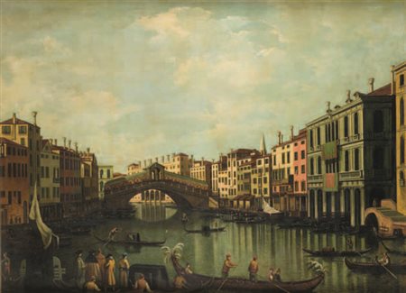 Luigi Querena Venezia 1824 – 1887 VENEZIA, VEDUTA DEL CANAL GRANDE CON IL...