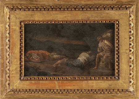 Scuola genovese inizi sec.XVIII "Riposo dei 