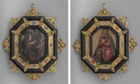 Scuola romana sec.XVIII "Sacra Famiglia" e 