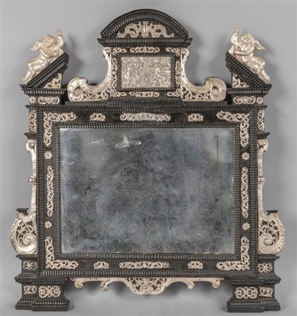 Grande cantagloria in ebano ed argento, Lombardia 