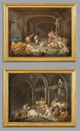 GIACOBONI GIORGIO (1716-1762) <br>"Interni di 