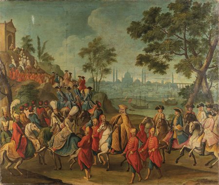 LONGHI PIETRO (1701-1785) <br>"L'arrivo 