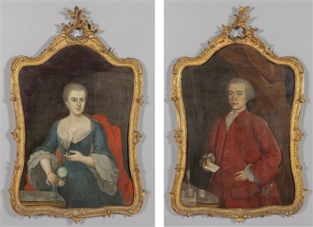 Scuola genovese sec.XVII "Gentiluomo con lettera" 