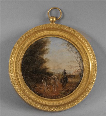 GIOVANNI MIGLIARA (1785-1837) <br>"Pascolo con 