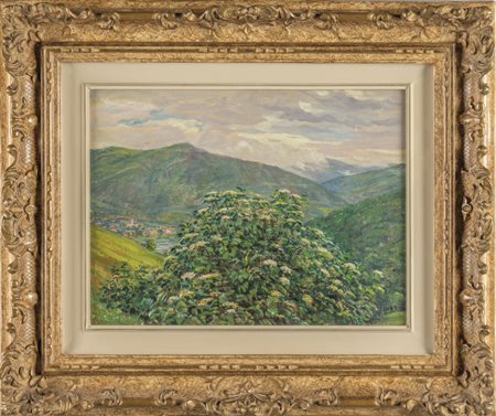 BERTO FERRARI (1887-1965) <br>Ortensie nella 