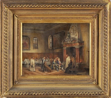 FEDERICO MOJA (1802-1885) <br>Chiacchiere al 