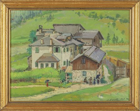 AMEDEO MERELLO (1890-1979) <br>Gruppo di case a 
