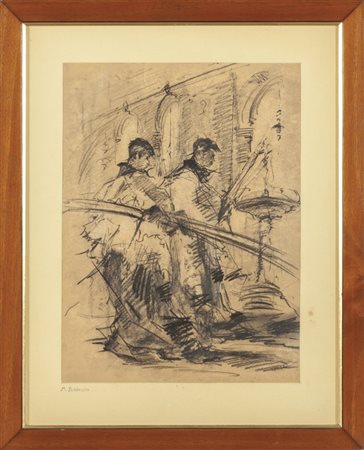 MOSE' BIANCHI (1840-1904) <br>Due 