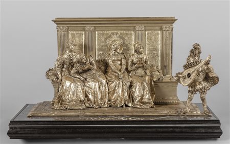 A.Pandiani (Milano 1838-1928)<br>Ascoltando il 