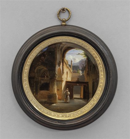 FEDERICO MOJA (1802-1885) <br>Monastero di 