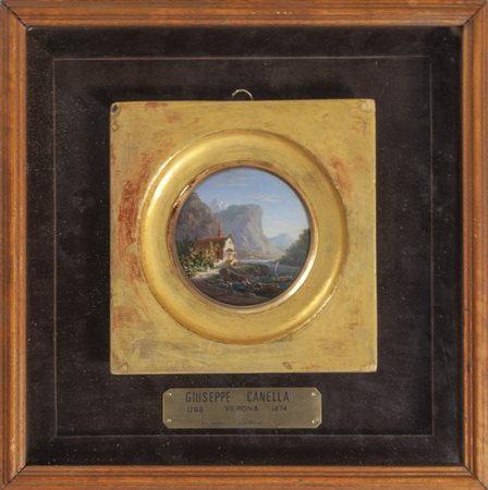 GIUSEPPE CANELLA (1837-1913) <br>Chiesetta 
