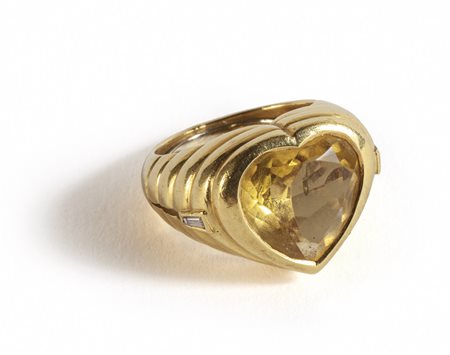 Anello in oro giallo firmato Repossi con 