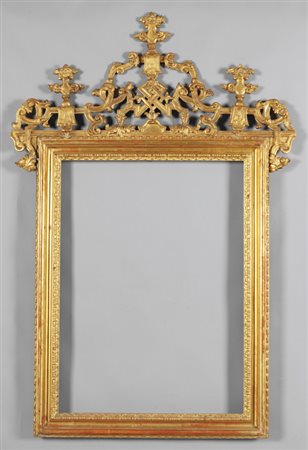 Cornice di specchiera Luigi XIV in legno 