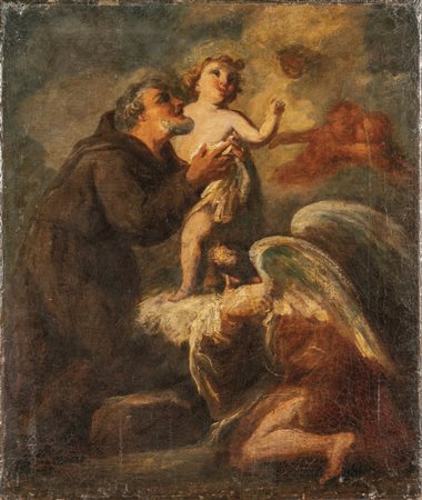 "San Francesco con Gesù Bambino ed Angelo" 