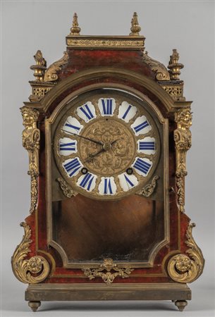 Orologio Luigi XIV in legno ebanizzato e 