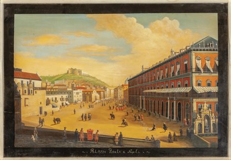 "Veduta del Palazzo Reale di Napoli" 