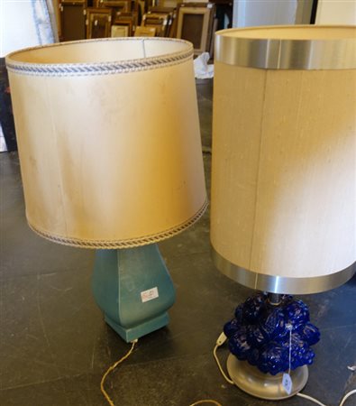 Due lampade da tavolo moderne