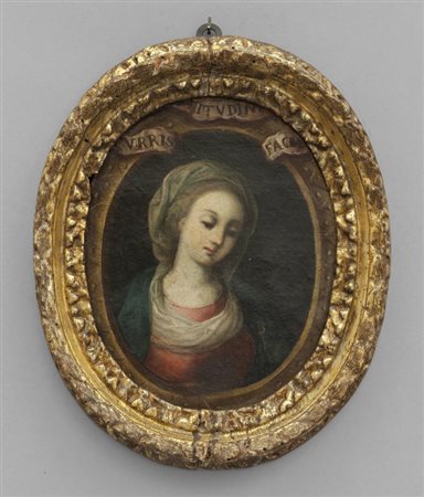 Scuola napoletana sec.XVIII "Madonna" olio su 