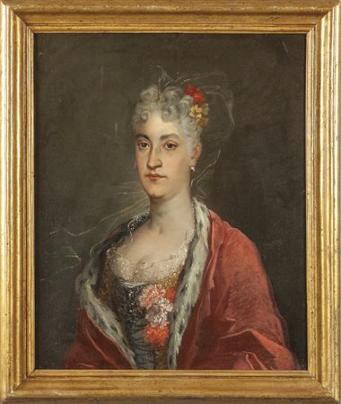 Scuola lombarda sec.XVIII (G.Ceruti) "Nobildonna 