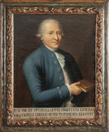 Scuola piemontese sec.XVIII "Gentiluomo con 