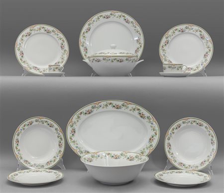 Servizio di piatti Limoges Couleuvre in 