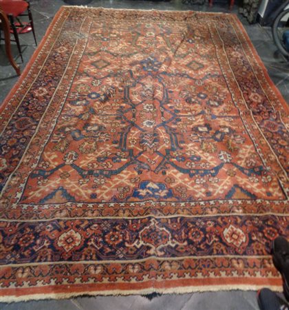 Tappeto persiano Mahal con motivi floreali su 