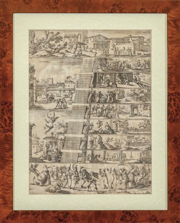 "Episodio della vita di Gesù" stampa, sec.XVIII