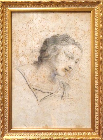 "Madonnina" disegno, f.to Semino<br>cm. 29x45