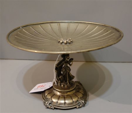 Alzatina in argento<br>h.cm.13, gr.400